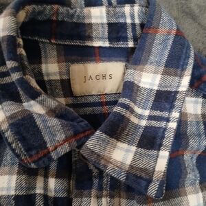 JACHS Blue Plaid Shirt